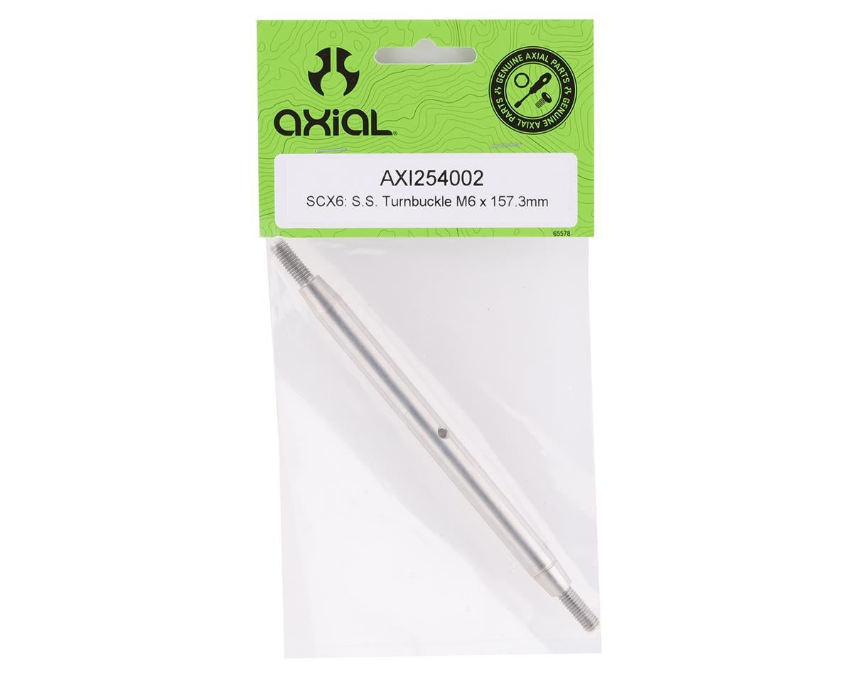 SCX6 Stainless Steel Turnbuckle M6 x 157.3mm (AXI254002)
