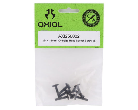 M4 x 18mm Oversize Head Socket Screw Pack of 8 (AXI256002)