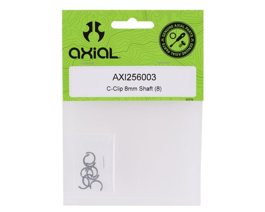 C-Clip 8mm Shaft (8 Pieces) (AXI256003)
