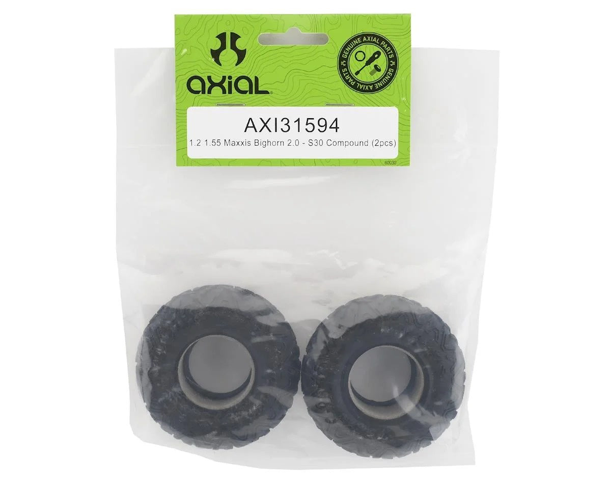 1.2 1.55 Maxxis Bighorn 2.0 S30 Compound Tires (2pcs) (AXI31594)