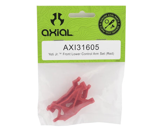 Front Lower Control Arm Set for Yeti Jr (Red) (AXI31605)