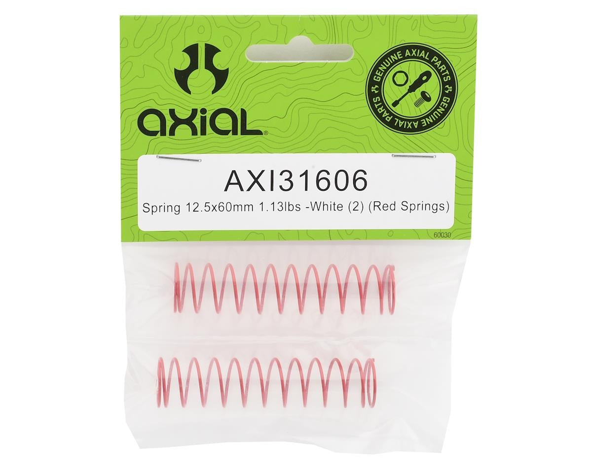 12.5 x 60mm Red and White Springs (2 Pack) (AXI31606)