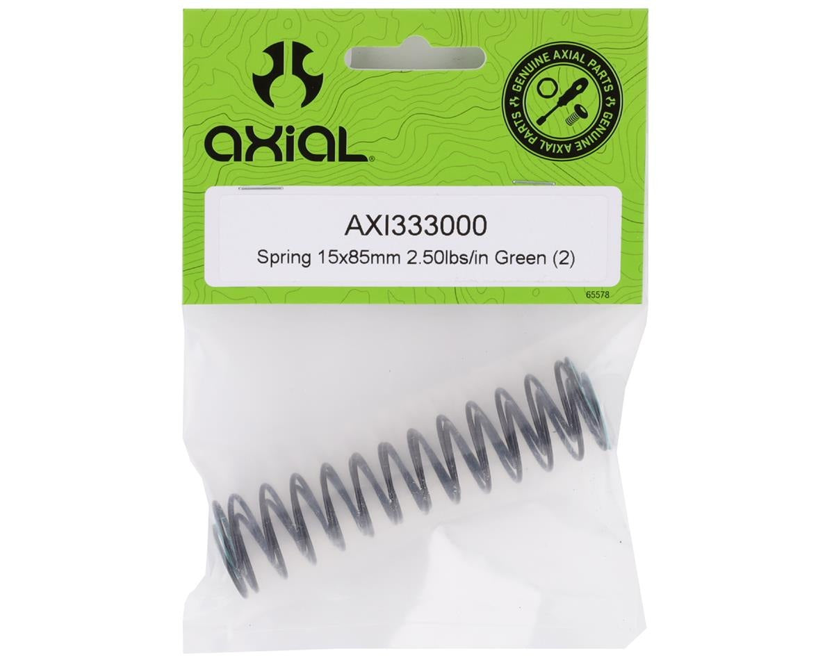 15x85mm Spring 2.50lbs Green (Set of 2) (AXI333000)