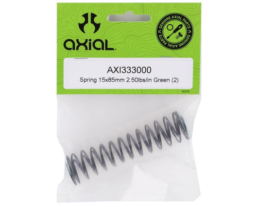 15x85mm Spring 2.50lbs Green (Set of 2) (AXI333000)