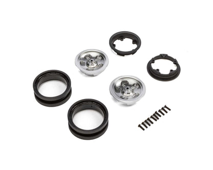 1.9 Retro Slot Beadlock Wheels Satin (2) (AXI43013)