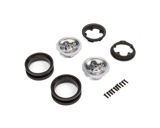 1.9 Retro Slot Beadlock Wheels Satin (2) (AXI43013)