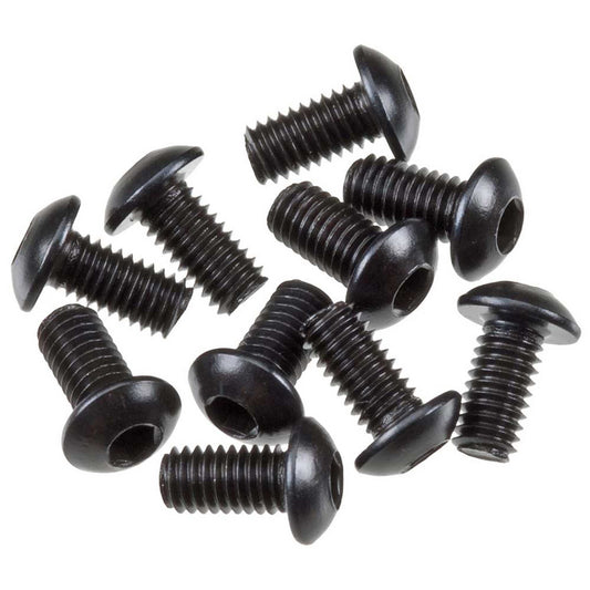 Hex Socket Button Head Black M3x6mm Screws Pack of 10 (AXIC0005)
