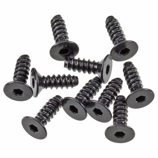 M2.6x8mm Hex Socket Tapping Flat Head Screws (Pack of 10) (AXIC0008)