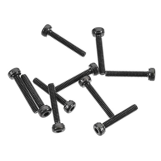 Cap Head M2x12mm Black Oxide Screws Pack of 10 (AXIC0016)