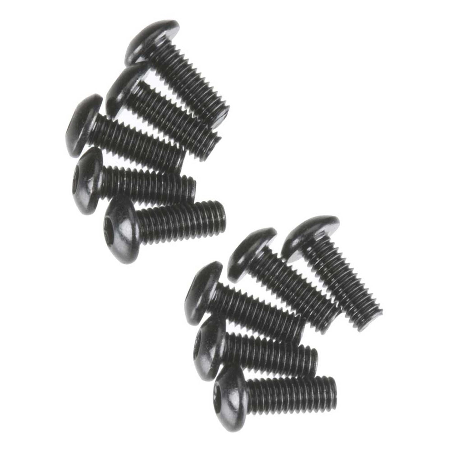 M3x8mm Black Oxide Hex Socket Button Head Screws (10 Pack) (AXIC0114)