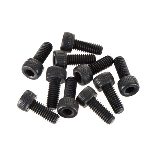Cap Head 4x10mm Black Screws (Pack of 10) (AXIC0828)