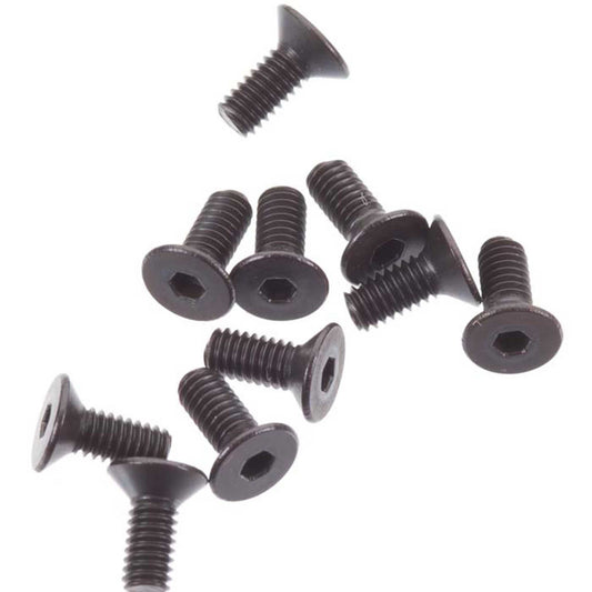 Flat Head Screw M2.5x6mm Black Pack of 10 (AXIC1264)