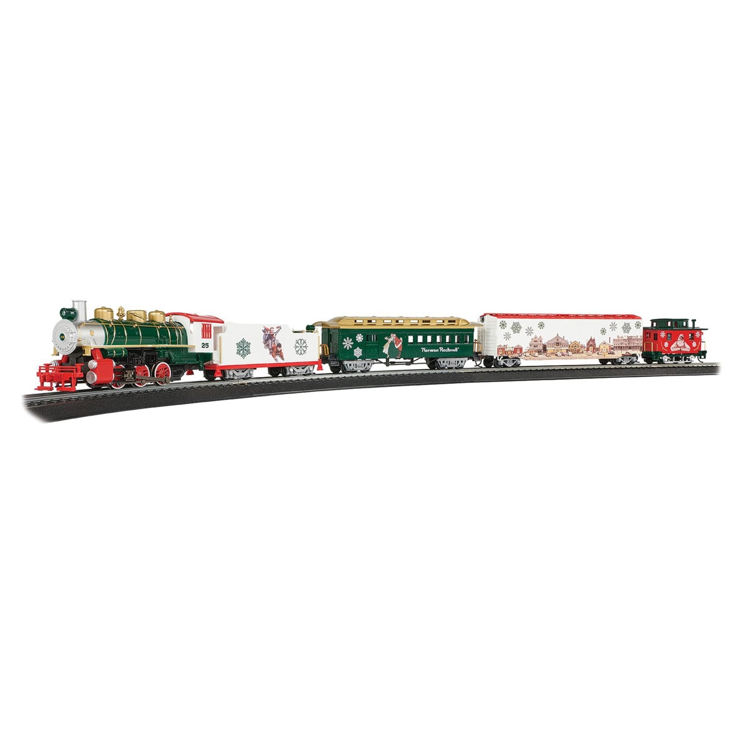 HO Norman Rockwell Christmas Express Train Set (BAC00774)