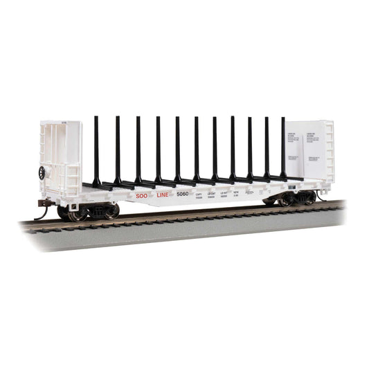 HO 52' Center-Beam Flat Car Soo LINE #5060 (BAC12906)