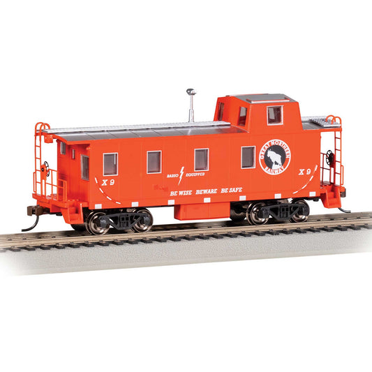 HO Streamlined Caboose with Off-Set Cupola - Great Northern #X-9 (BAC14010)