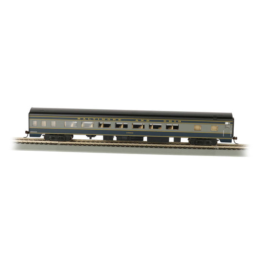 HO 85' Smooth Side Coach B&O Plastic Model (BAC14203)