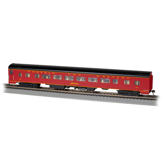 HO 85' Smooth-Side Coach Passenger Car Norfolk & Western #1732 (BAC14219)