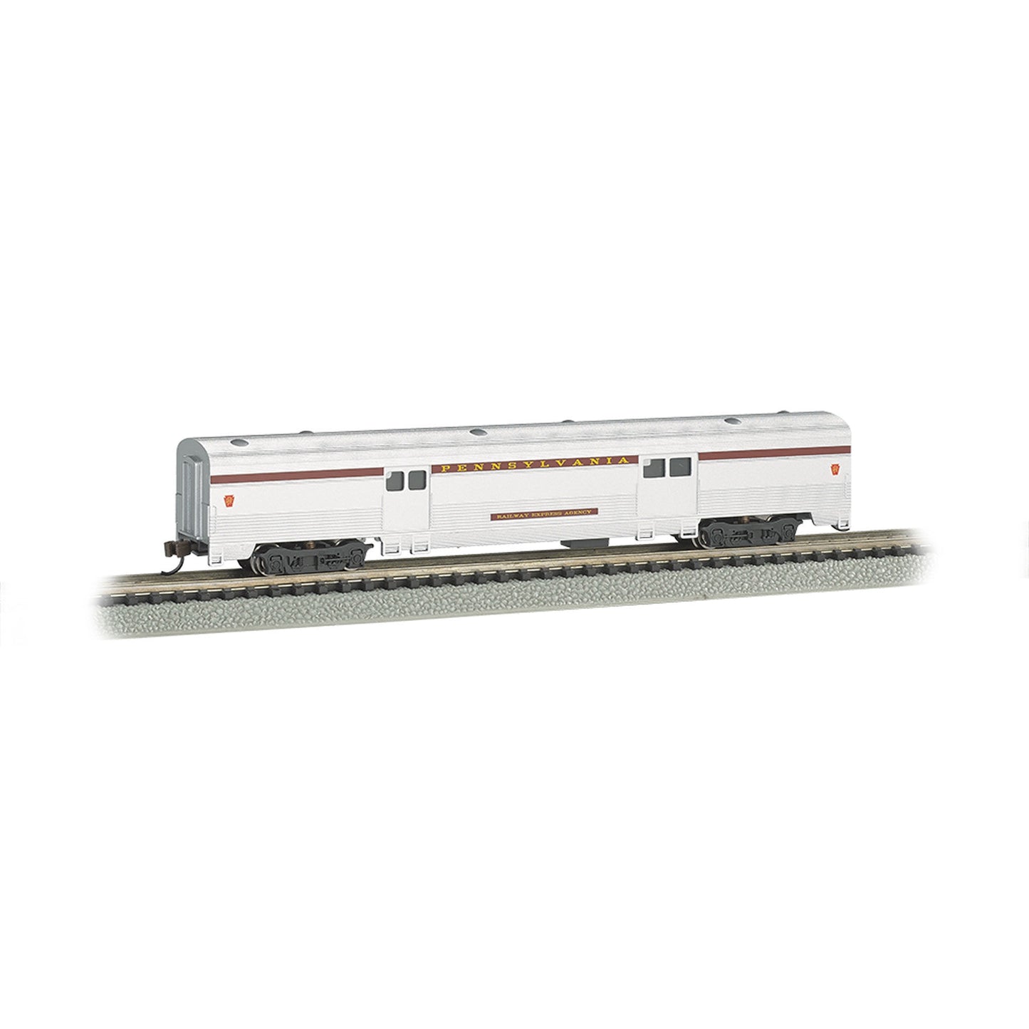 N 72' Fluted Streamline 2-Door Baggage Car PRR (BAC14652)