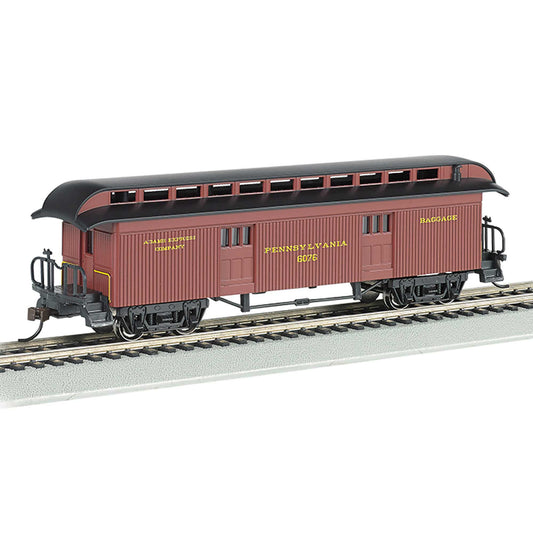HO Old Time Baggage Car PRR (BAC15302)