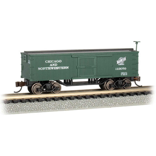 N Scale Old Time Box Car C&NW (BAC15655)