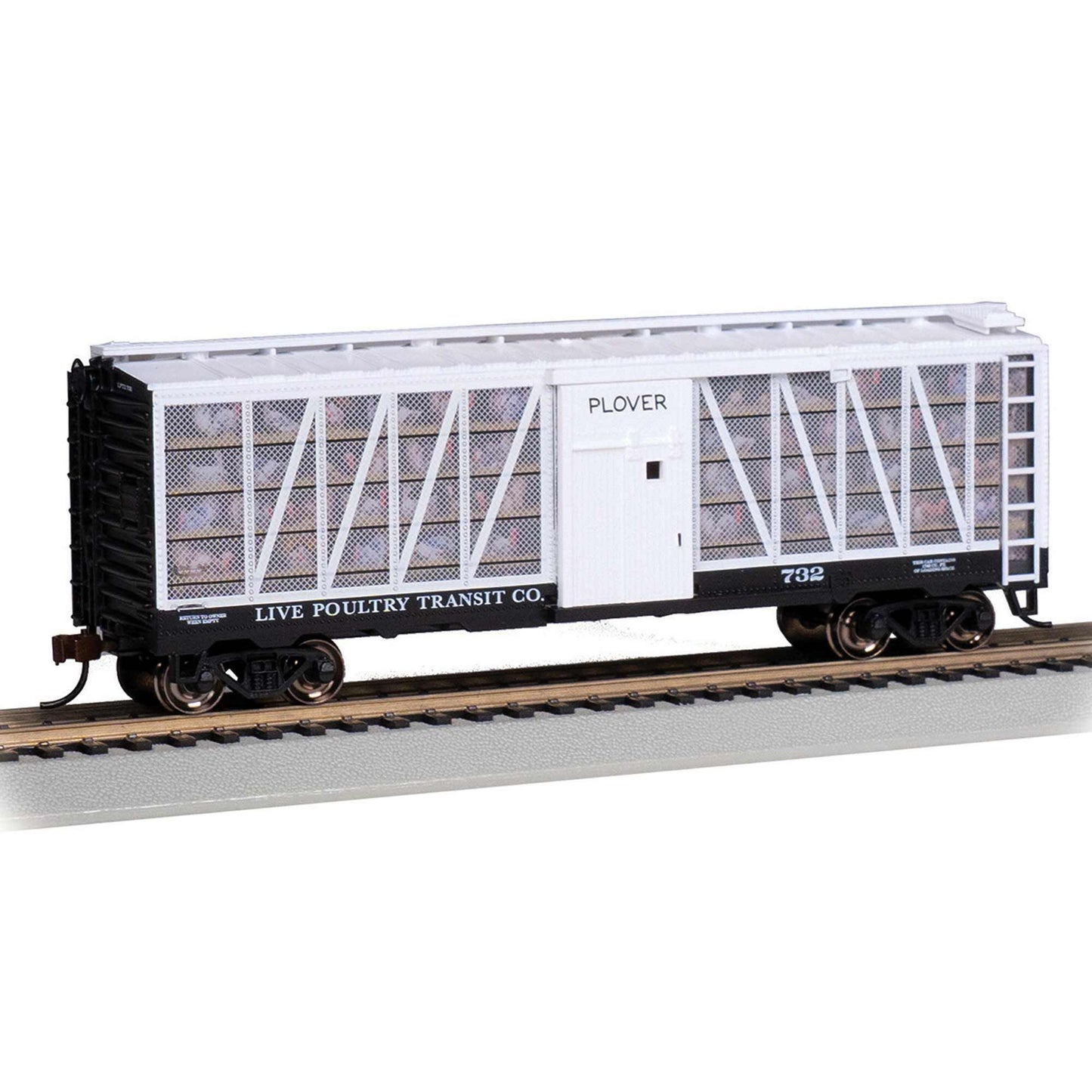 HO Live Poultry Transit Co. #732 Plover with Turkeys (BAC15906)