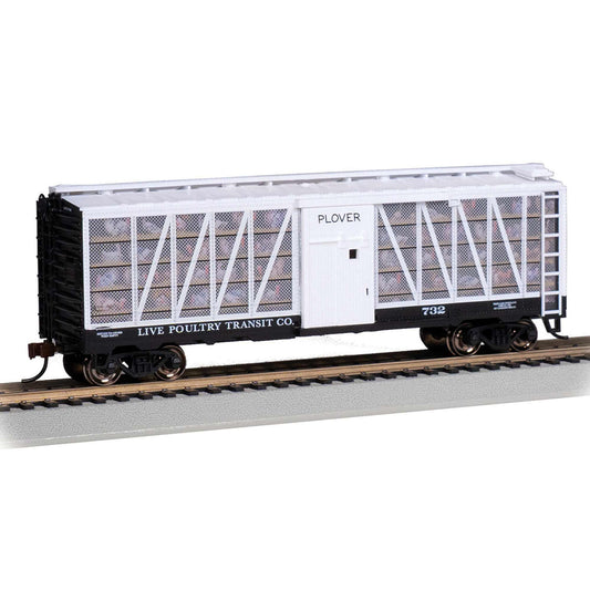 HO Live Poultry Transit Co. #732 Plover with Turkeys (BAC15906)