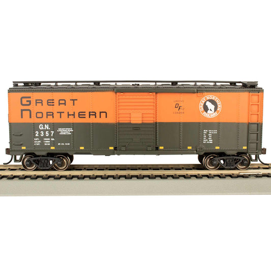 HO 40' PS1 Box Car GN Green Orange #2357 (BAC16001)