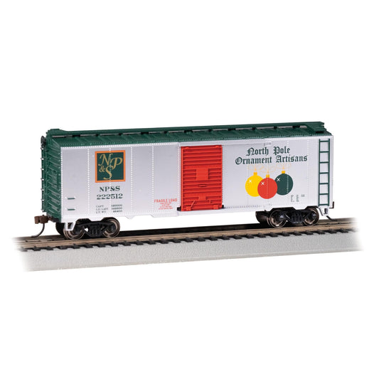 HO PS1 40' Box Car North Pole Ornament Artisans (BAC16024)