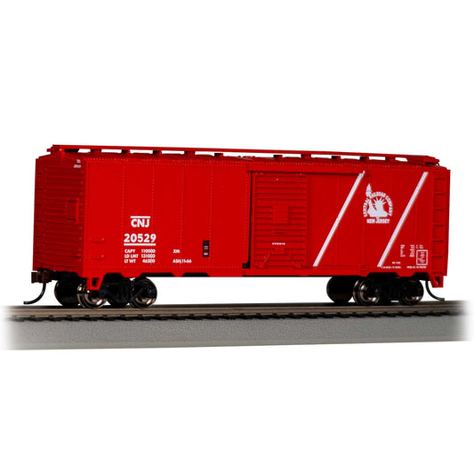 HO 40' Box Car - Jersey Central #20529 Plastic Model Kit (BAC16026)
