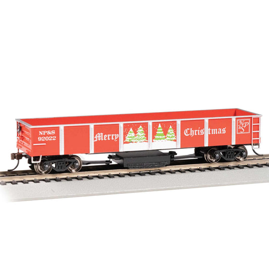 HO 40' Track Cleaning Car Christmas NP&S (BAC16343)