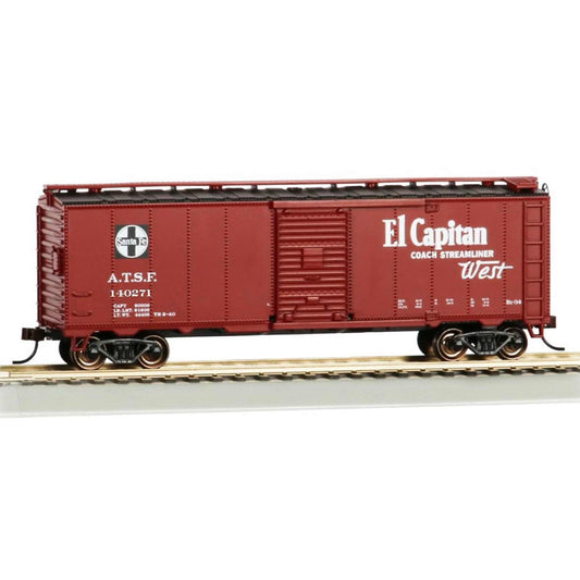 HO 40' Santa Fe Map Box Car El Captain (BAC16506)