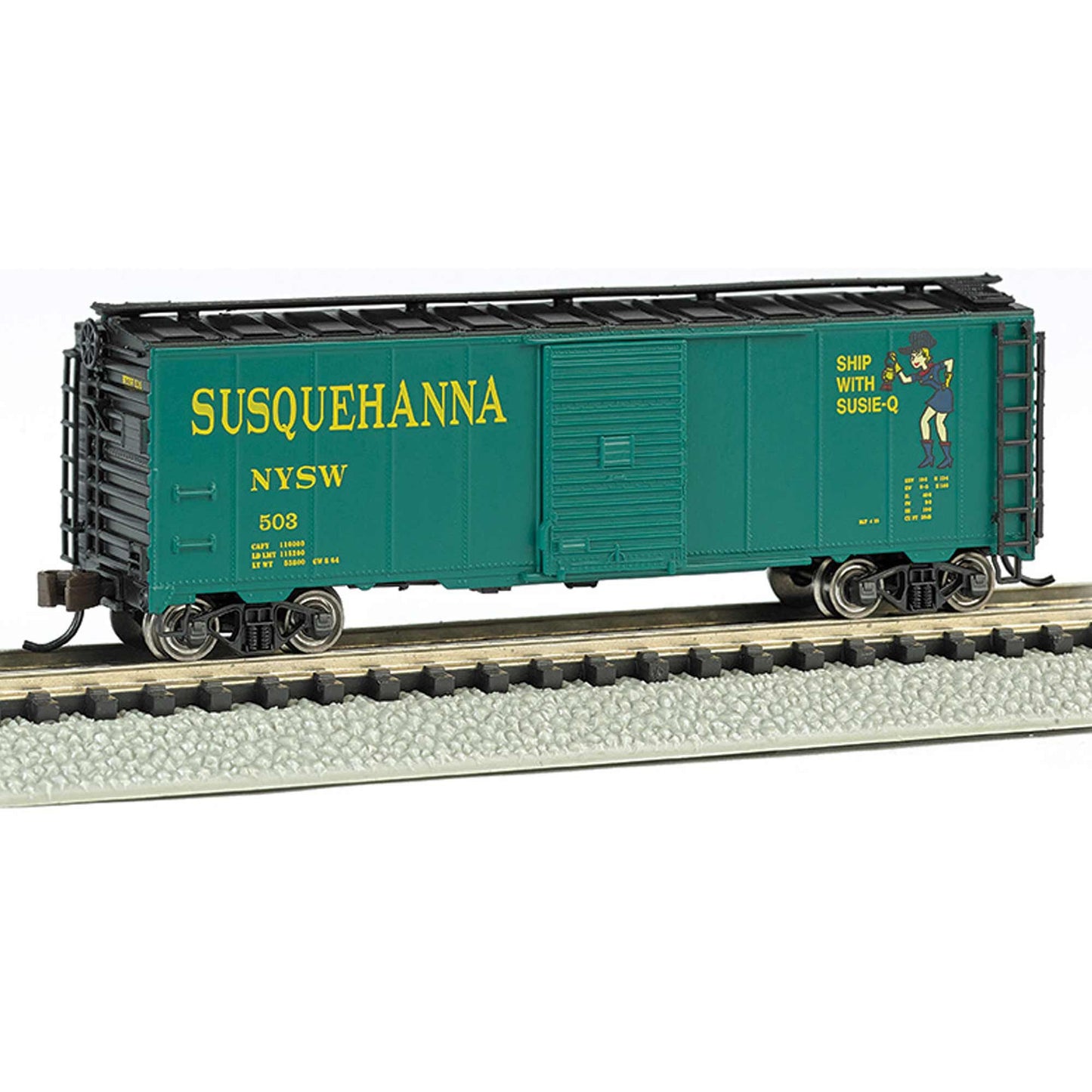 N 40' Steel Box Car NYS&W (BAC17058)