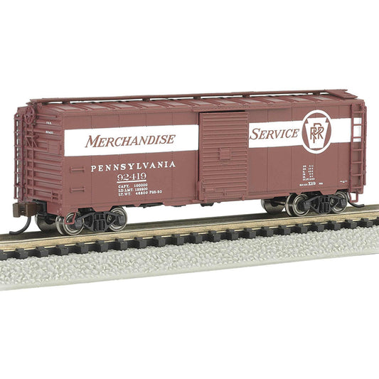 N 40' Steel Box PRR Merchandise Service Model Box Car (BAC17061)