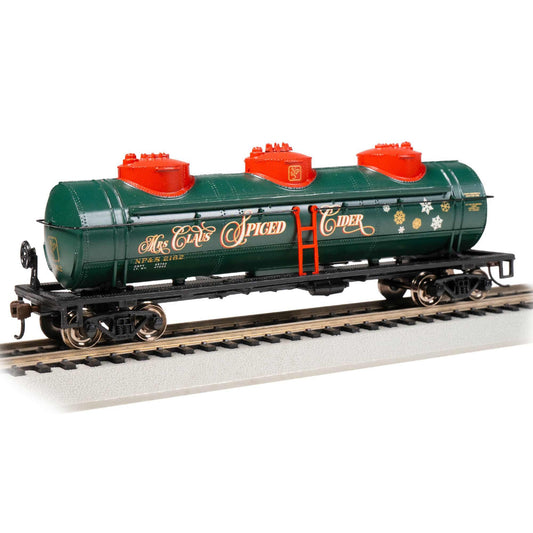 HO 40' 3-Dome Tank Car Mrs. Clausspiced Cider #2162 (BAC17117)