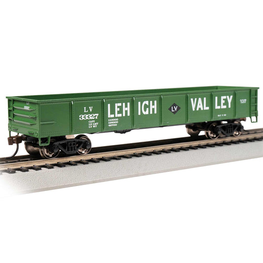 HO 40' Gondola Lehigh Valley Green (BAC17226)
