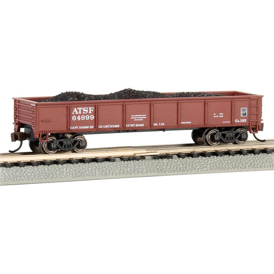 N 40' Gon ATSF Red Oxide Plastic Model Car (BAC17251)