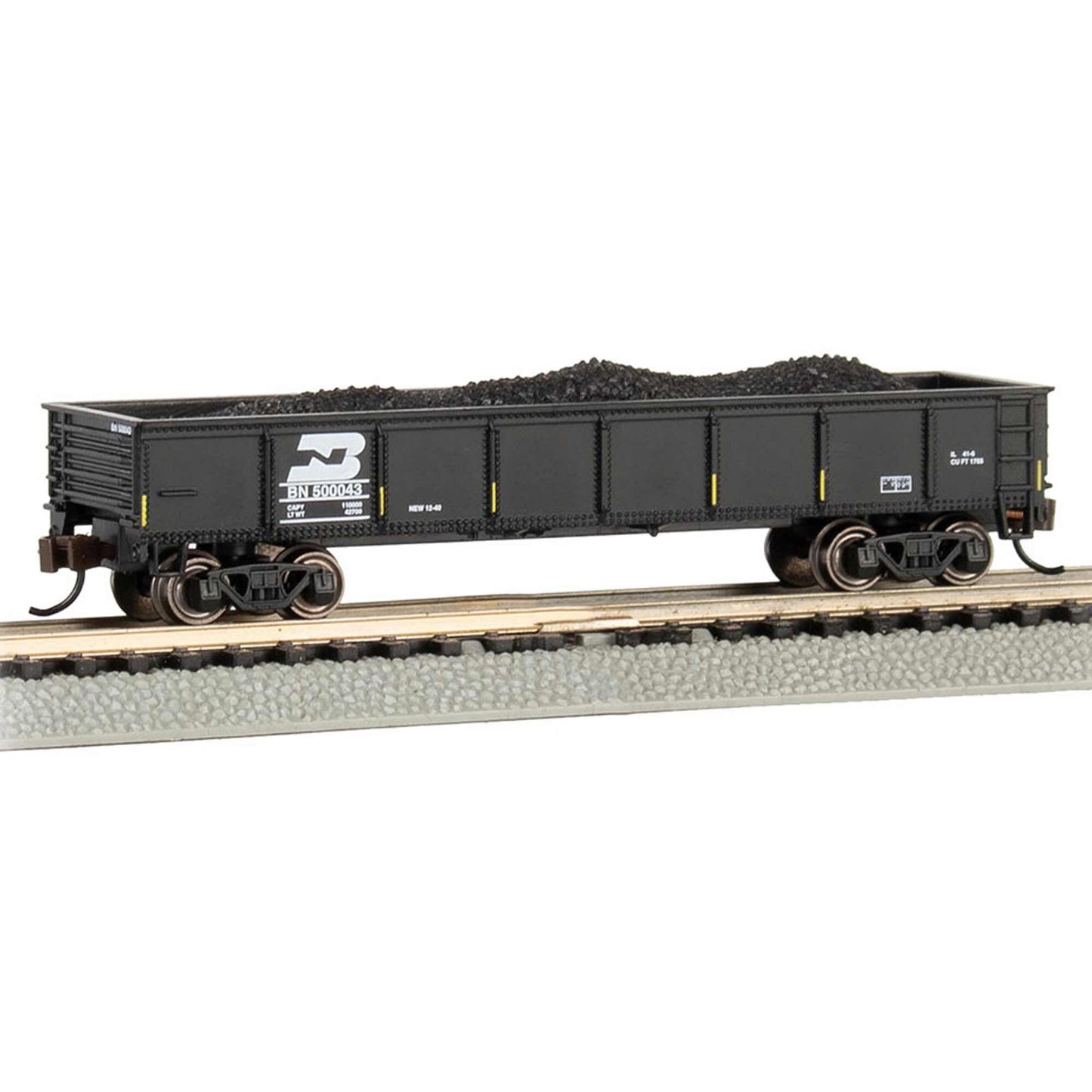 N 40' Gondola Black for Burlington Northern (BAC17252)