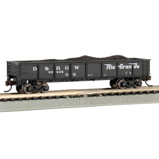 N 40' Gon D&RGW Black Gondola (BAC17254)