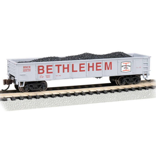 N 40' Gondola Bethlehem Steel Gray (BAC17256)