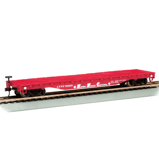 HO 52' Flat Freight Car (Classic Silver Series) (BAC17302)