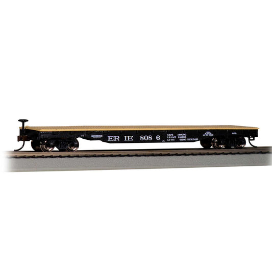 HO 52' Flat Car - Erie #8086 (BAC17307)