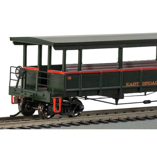 HO Open Sided Excursion Car - East Broad Top #168 (BAC17401)