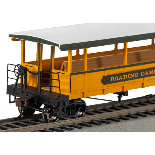 HO Open Sided Excursion Car - Roaring Camp and Big Trees (BAC17402)