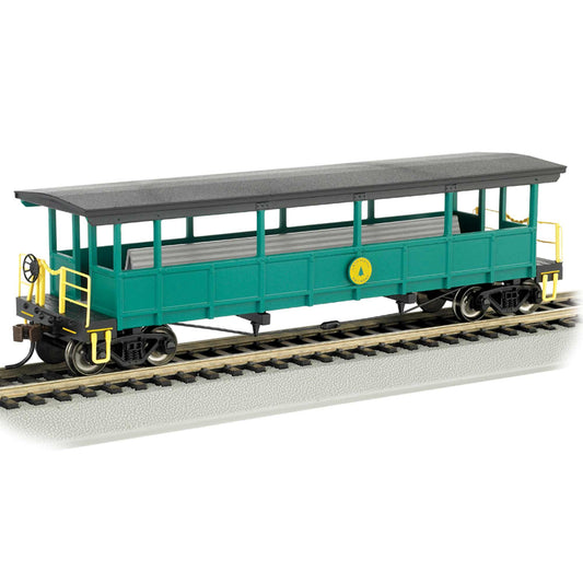 HO Open Excursion Car for Scenic Train Rides (BAC17445)
