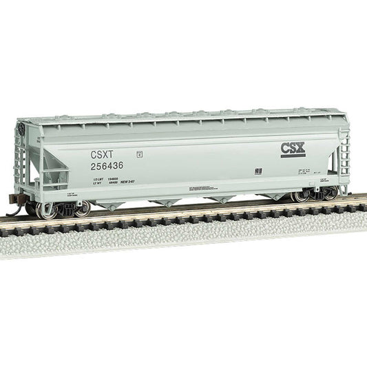 N ACF 56' 4-Bay Center Flow Hopper CSX #256436 (BAC17557)