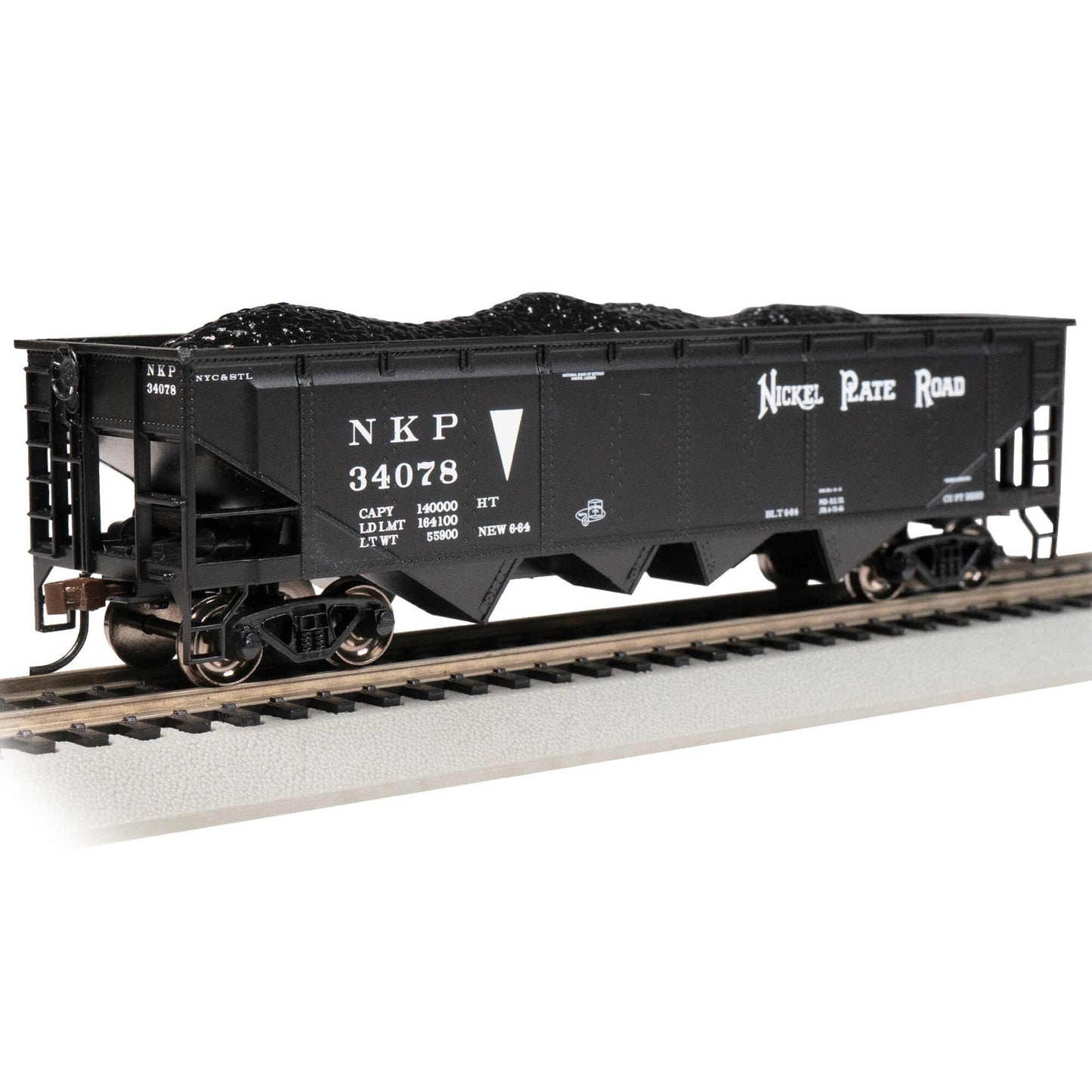 HO 40' Quad Hopper Nickel Plate Road Model Train Car (BAC17623)