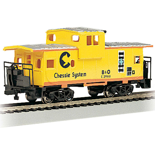 HO 36' Wide Vision Caboose (Chessie) Plastic Model (BAC17709)