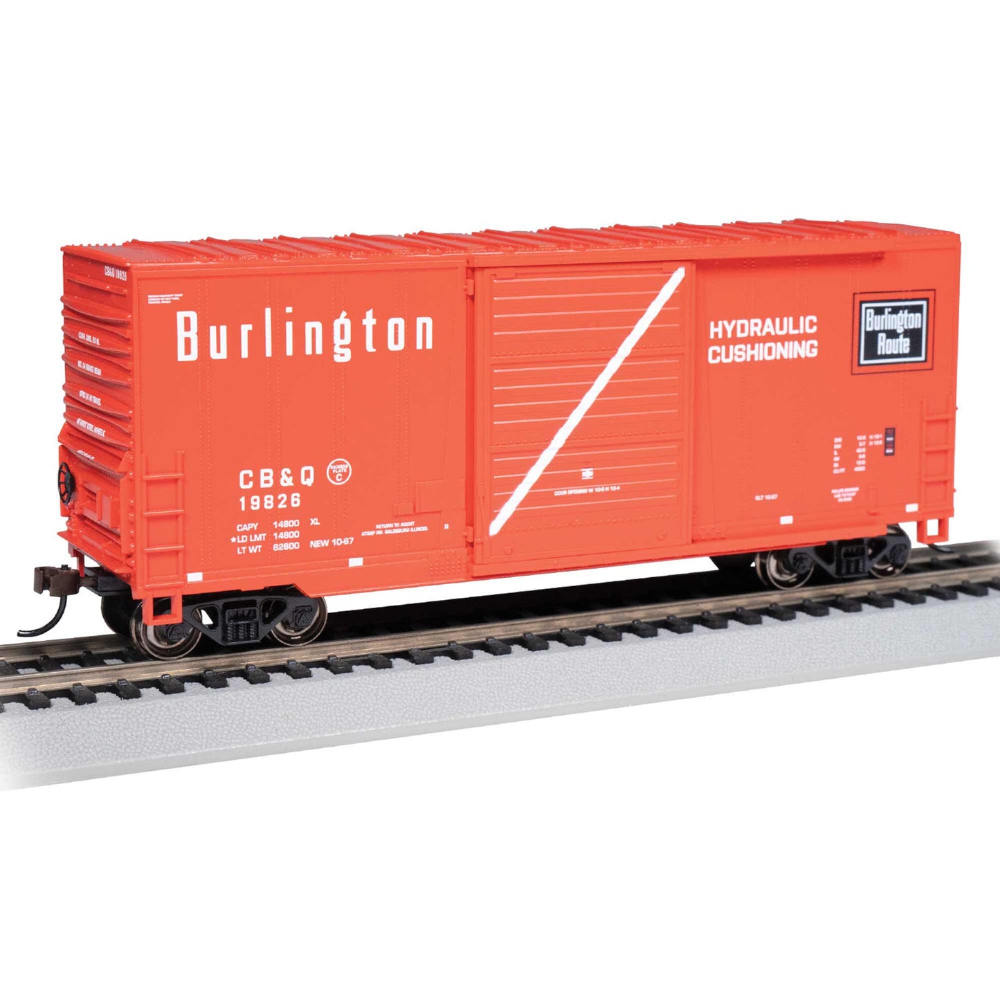 HO High-Cube Boxcar Burlington 19826 (BAC18206)