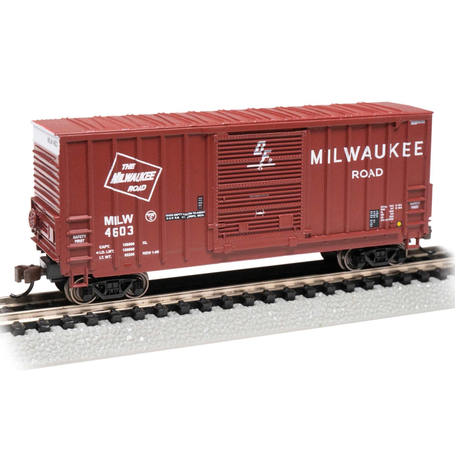 N Hi-Cube Box Car Milwaukee Road #4603 (BAC18255)