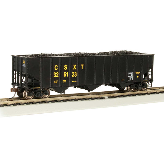 HO 100-Ton Bethlehem Steel Three Bay Hopper - CSX #326123 (BAC18718)